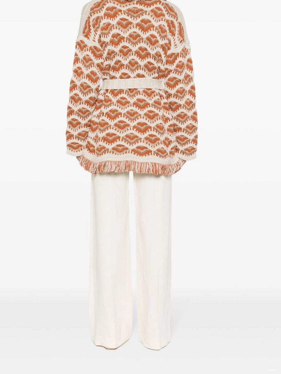 Affordable patterned-intarsia Mahal cardigan Women Hawa Alanui 0724